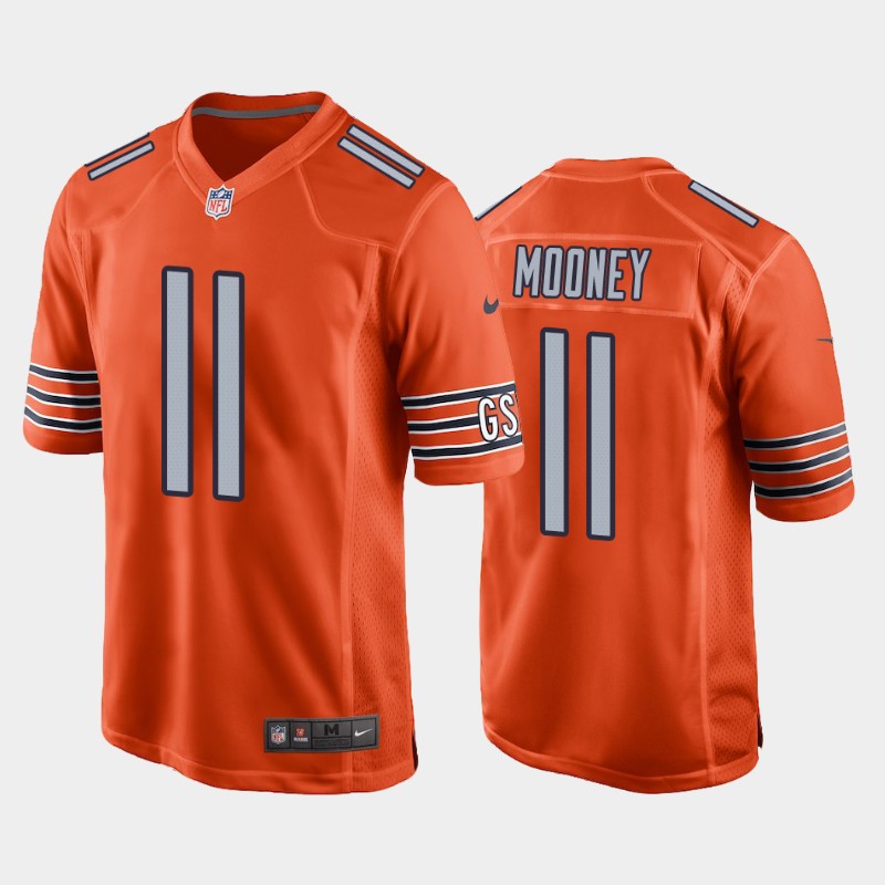 Men Chicago Bears #11 Darnell Mooney orange Nike Vapor Untouchable Limited 2021 NFL Jersey
